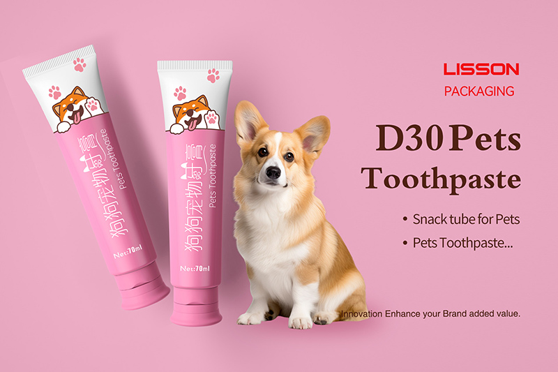 บรรจุภัณฑ์หลอดยาสีฟันสำหรับสุนัข