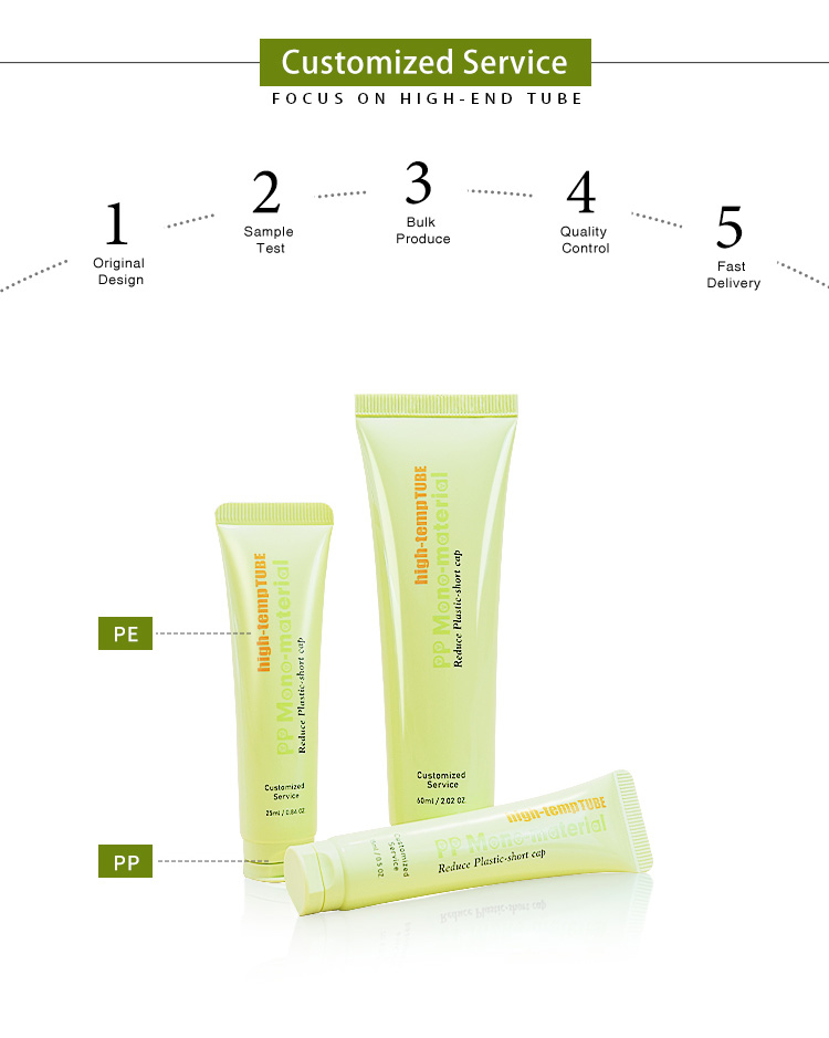 Less-plastic Flip Cap PE Tube