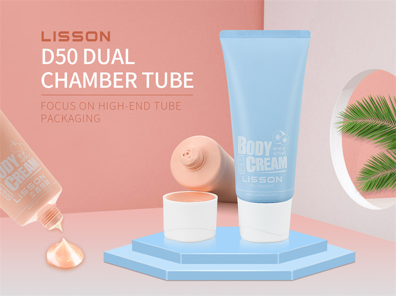 Dual Chamber Cosmetic Tube