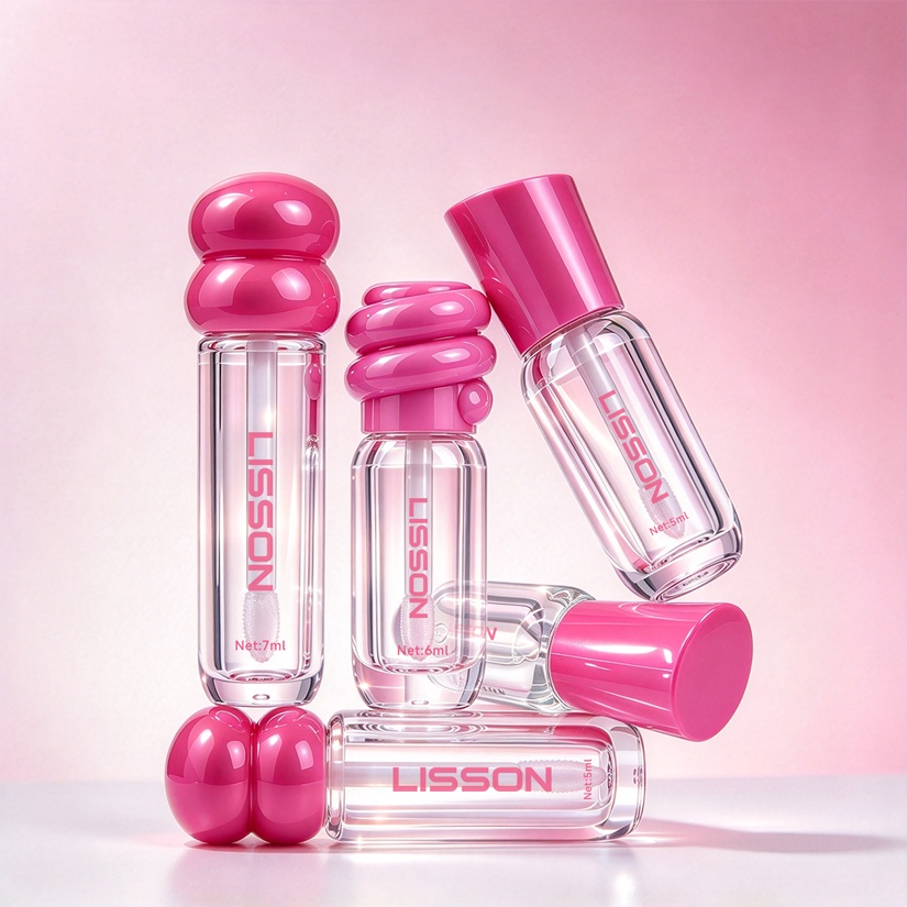 PET Plastic Empty Lip Gloss Tube