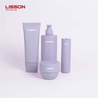 หลอดนิ่มสีม่วงลาเวนเดอร์ด้าน ผลิตจาก PP/PE