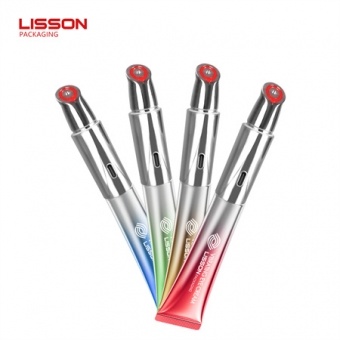 หลอดครีมบำรุงรอบดวงตาแบบสั่นด้วยไฟฟ้าสุดล้ำ พร้อมหัว applicator โลหะ