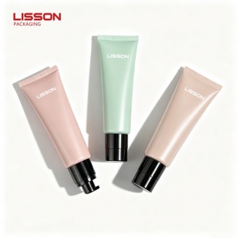 หลอดปั๊มลมไร้ลมเปล่าแบบกำหนดเองสำหรับเครื่องสำอาง