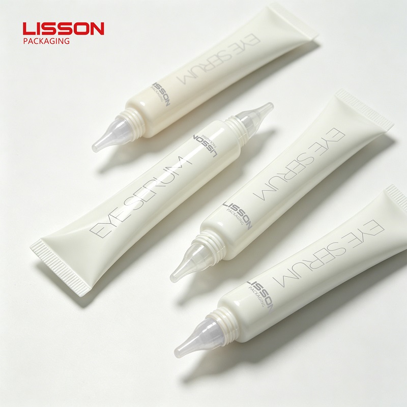 Empty PE Plastic Eye Cream Tube With Dropper