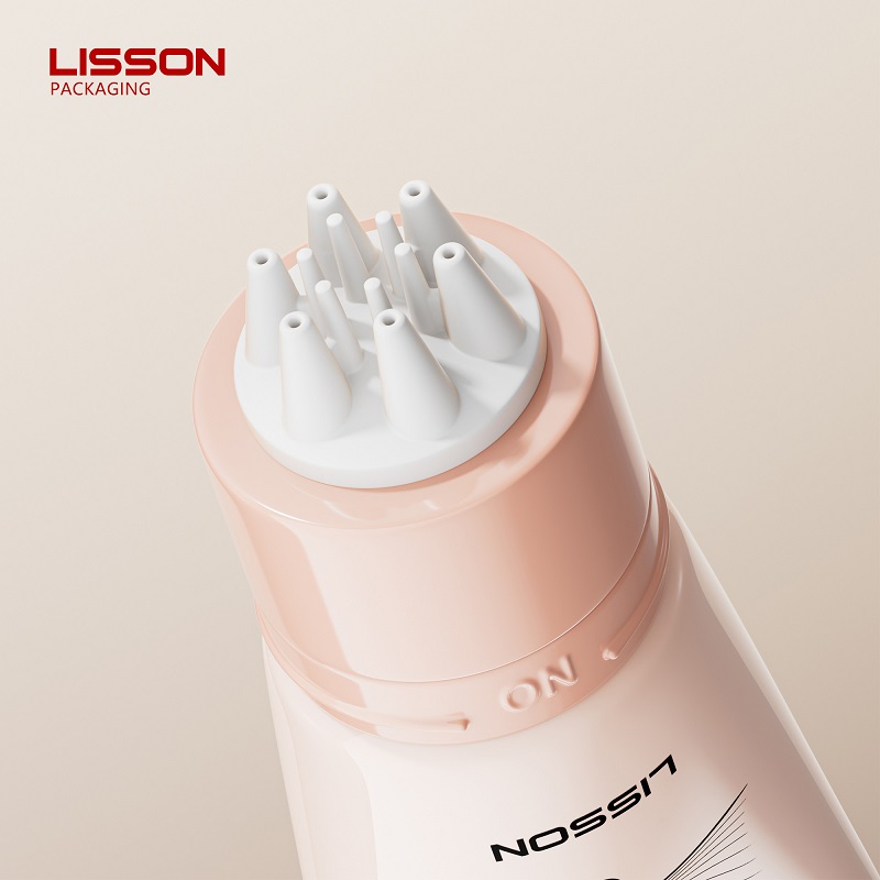 Hair oil applicator tube