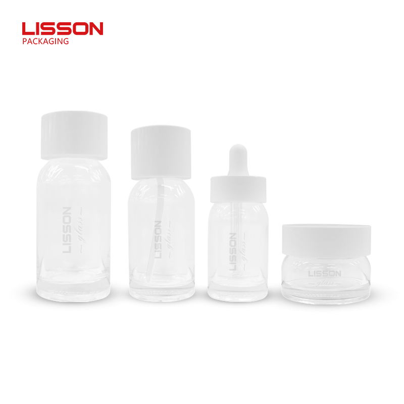 Luxury Glass Cosmetic Packaging set