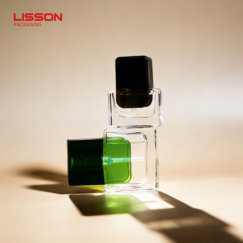 custom square glass foundation bottle wholesale