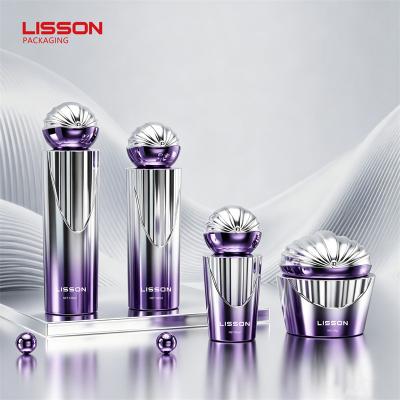 luxury glass skincare bottle and jar