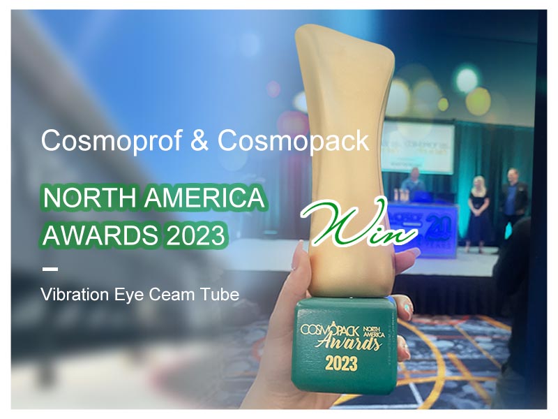 LISSON Vibrating eye Cream Tube ได้รับรางวัลชนะเลิศจากงาน Cosmoprof & Cosmopack North America Awards